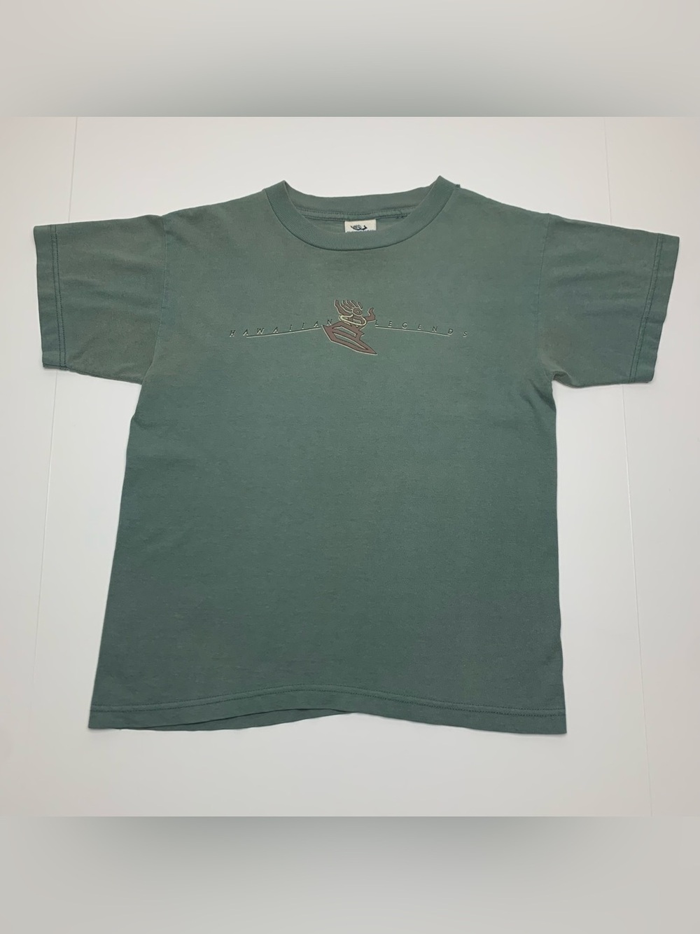 Vintage Hawaiian Legends T-Shirt Surfing Surfboards Tee Youth Kids Size Large